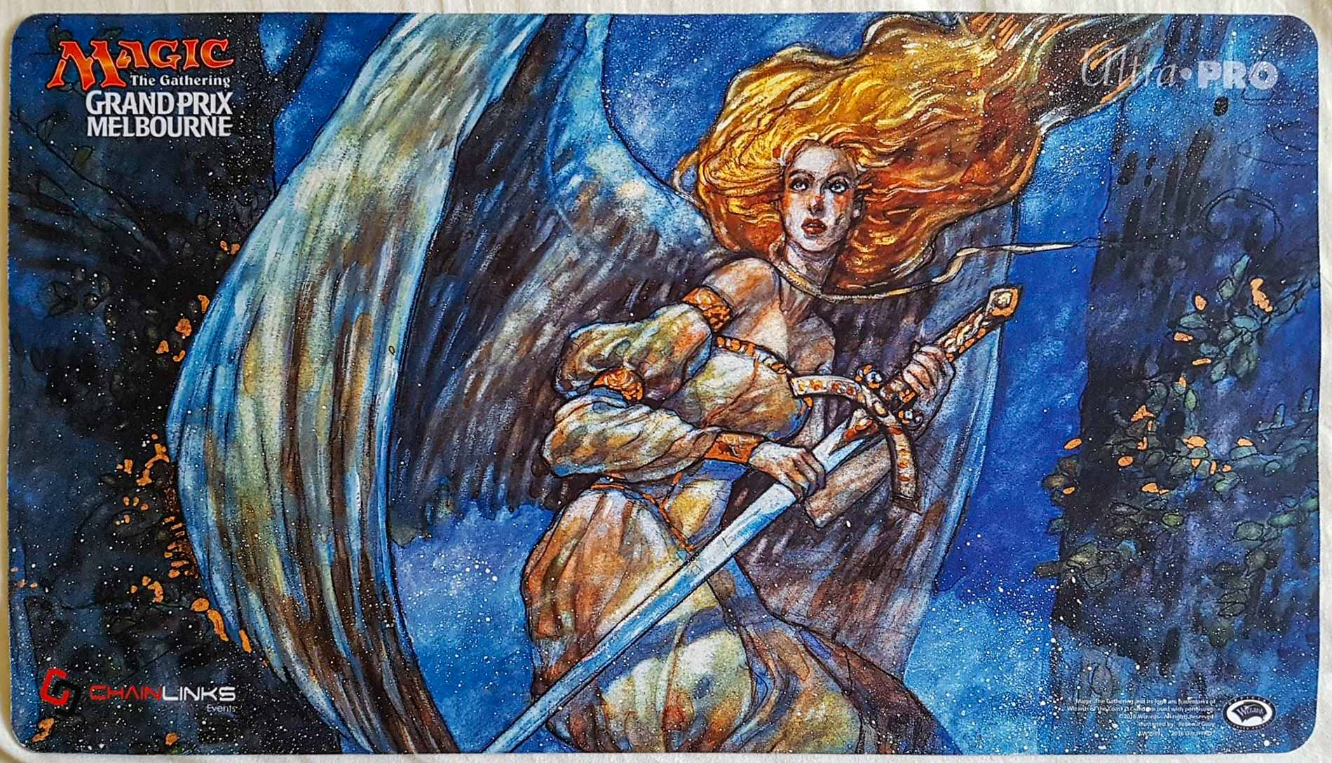 Serra Angel - Grand Prix Melbourne 2016 - MTG Playmat – MTGPlaymats