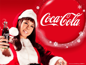 AI「ハピネス」Coca-Cola 2011 Christmas Campaign に起用