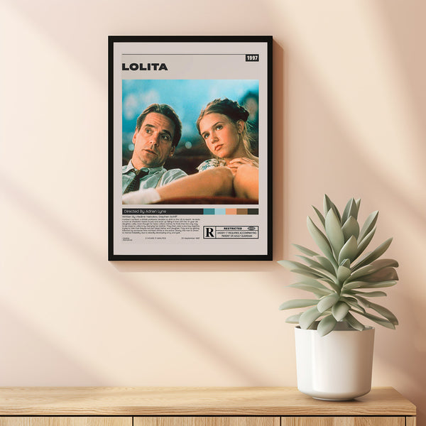 Lolita Movie Poster, Adrian Lyne, Minimalist Movie Poster – mythicwall