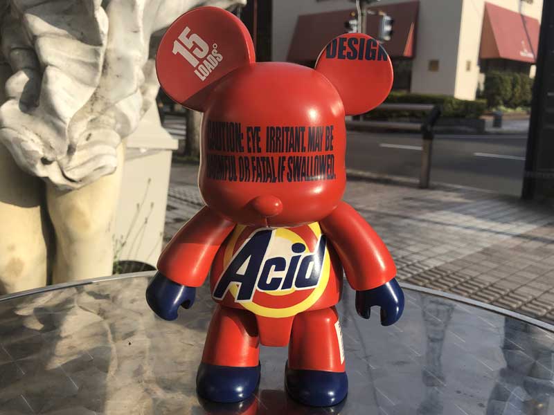 8 inch Qee Acid Bear designed by ACID Toy2R 8inch アシッドベア