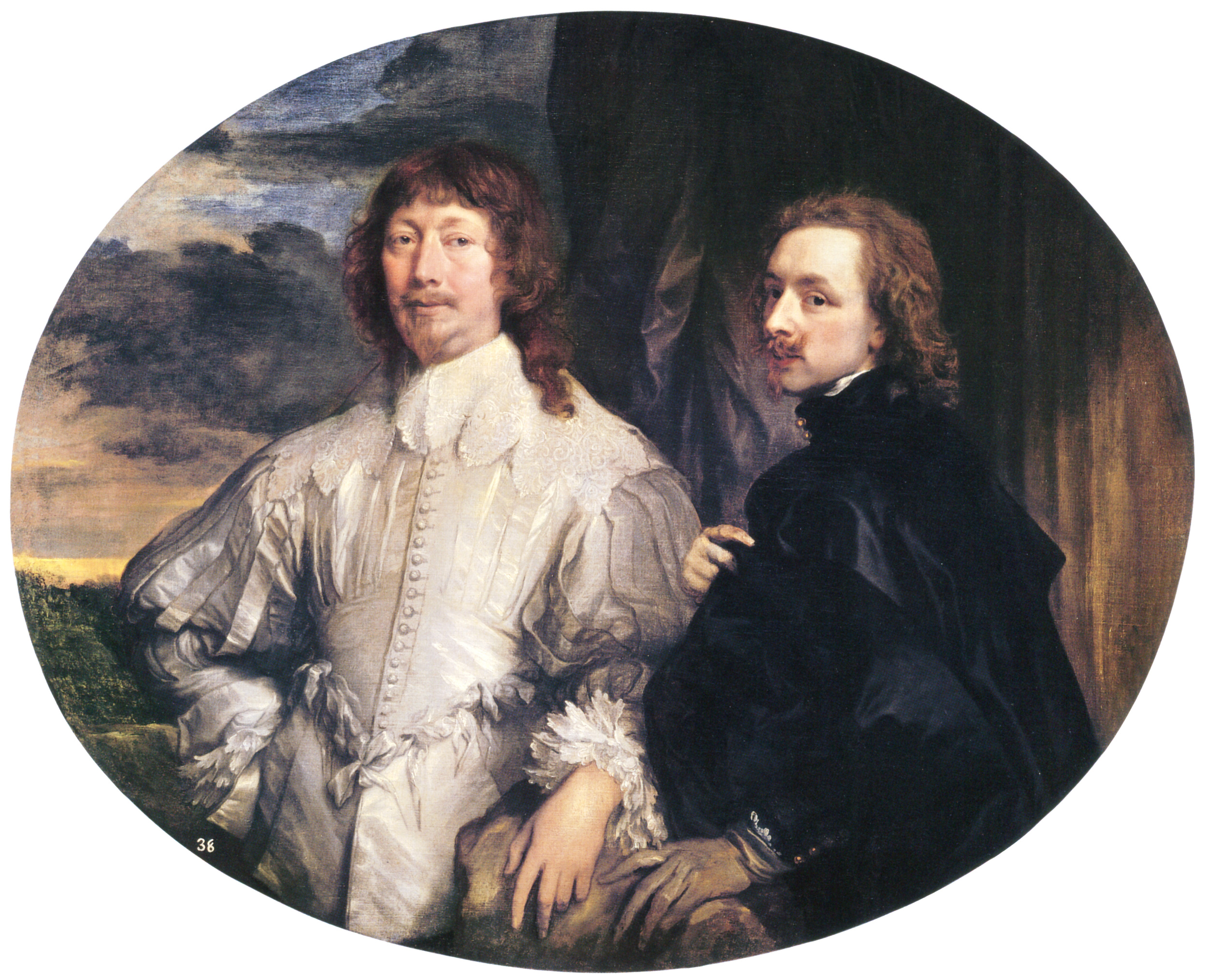 世界のタグ名画 - Sir Endymion Porter and van Dyck / アンソニー