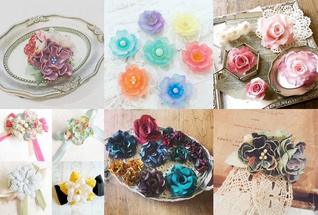 レポート】布花、革花、シルクフラワー、レジンフラワー、プラバン
