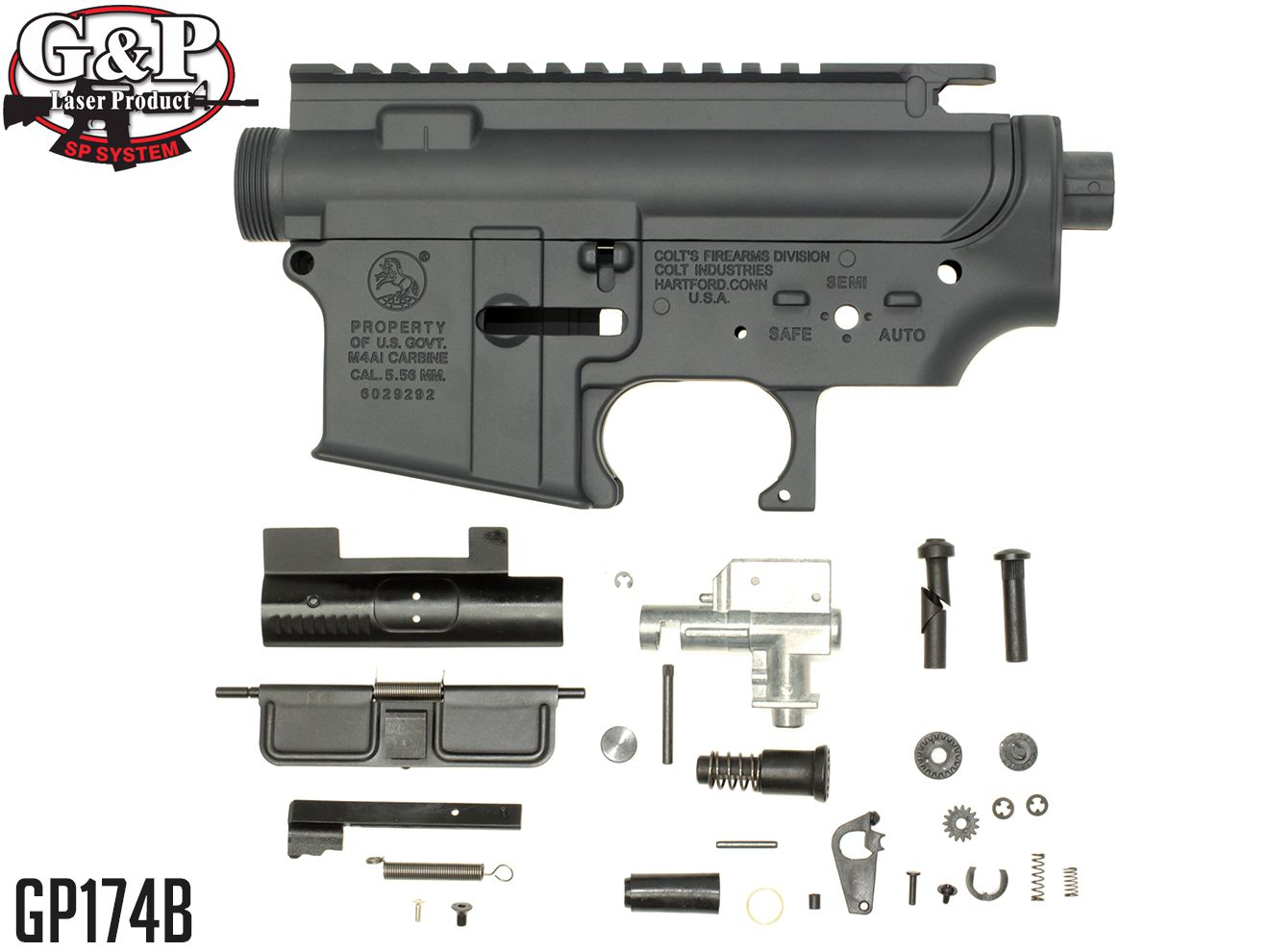 G&P メタルフレーム Bタイプ 東京マルイ スタンダード電動 M4 / M16