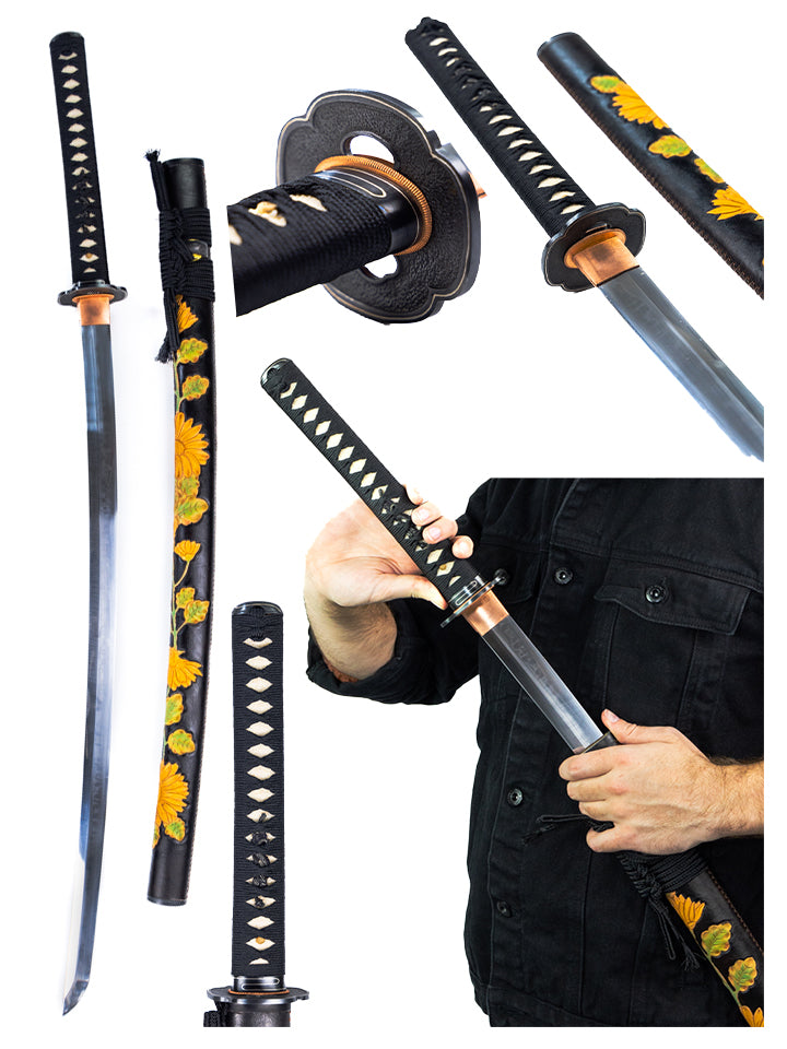 T8 Series Gilded Petals Katana – Mini Katana