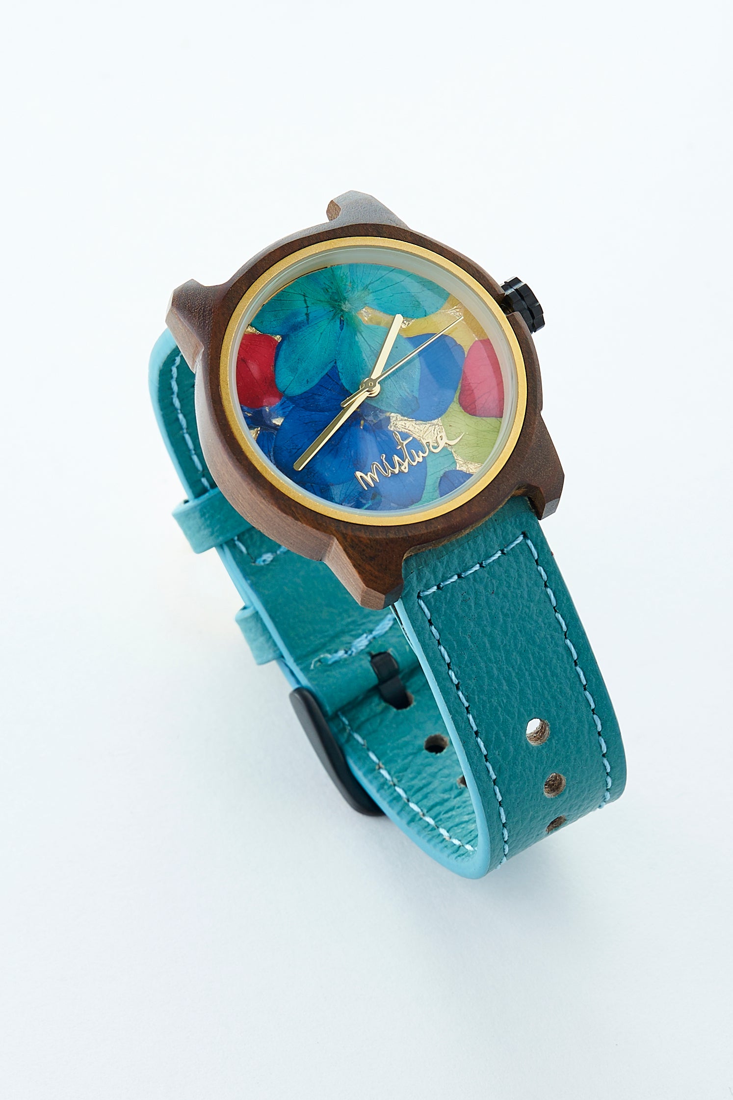 Marco Floral Watch Turqouise – Mistura Timepieces