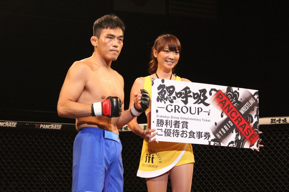 Pancrase260】39歳近藤有己、石川を39秒KO。「強いて言うなら一生懸命