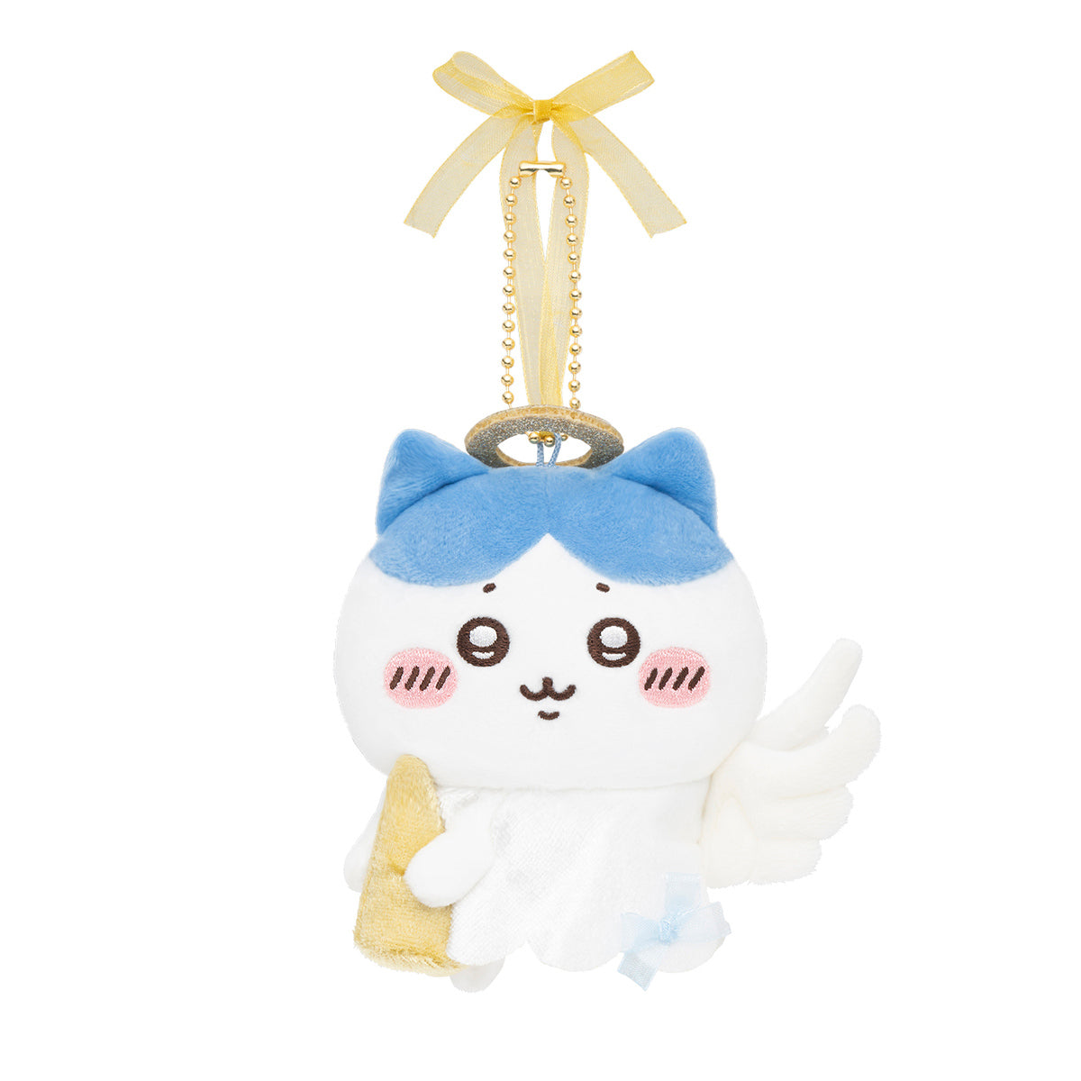 ナガノキャラクターズ ふわぱたエンジェルマスコット（ハチワレ