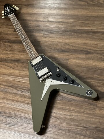 Epiphone Flying V - Olive Drab Green – nafiriguitar.com