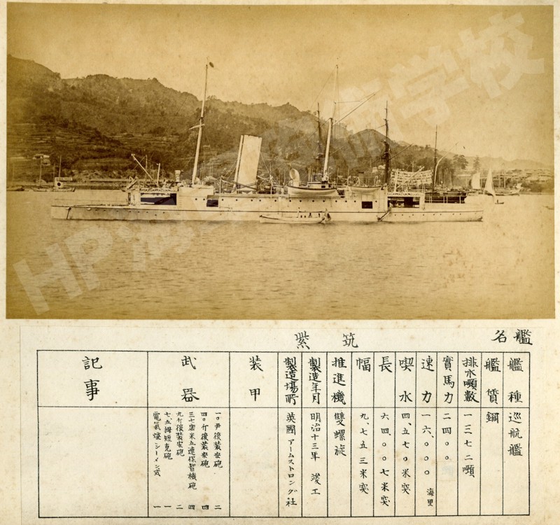 桜と錨の懐かしの艦影－大日本帝国軍艦写真帳（明治初期日清戦争前日本