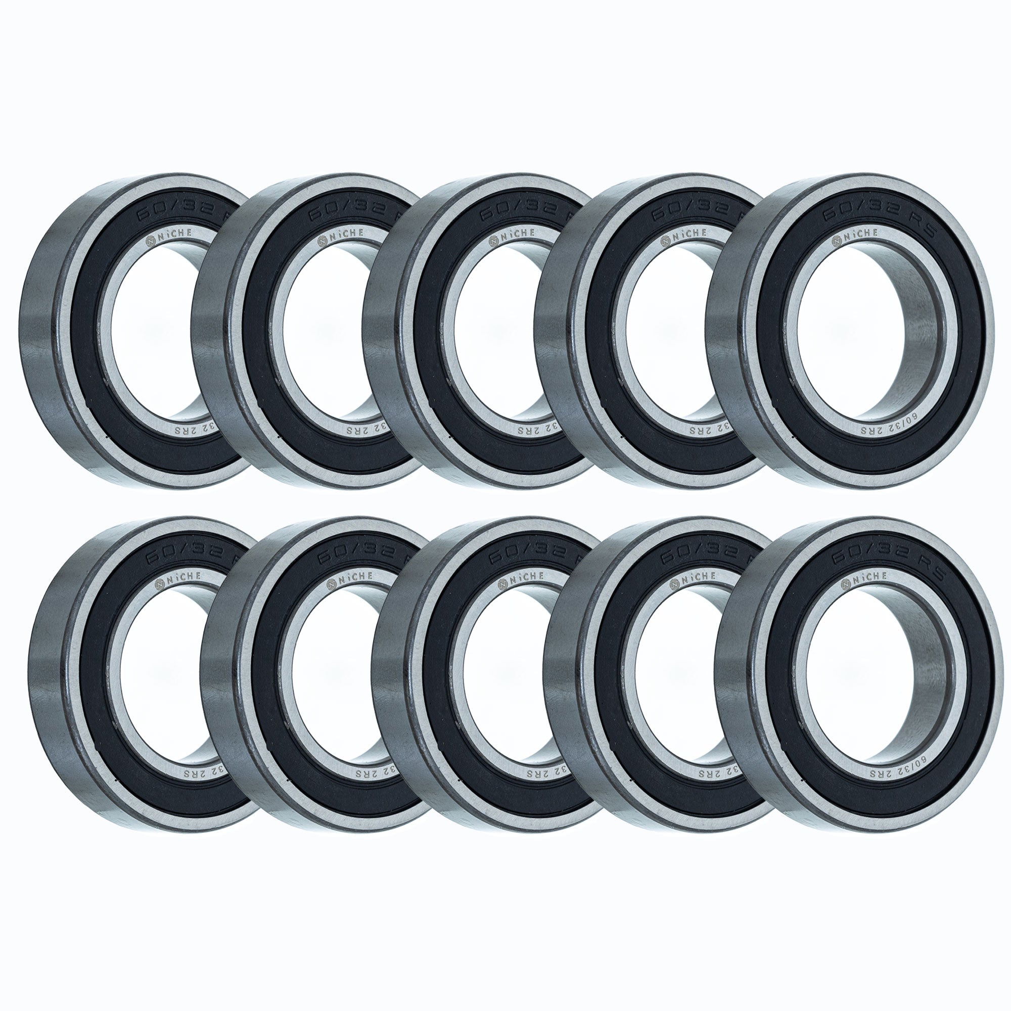 Wheel Bearing 60/32-2RS 32x58x13mm Single Row Deep Groove 10 Pack