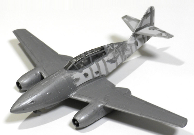 エレール 1/72 メッサーシュミット Me 262 B-1a/U1 の製作（その3