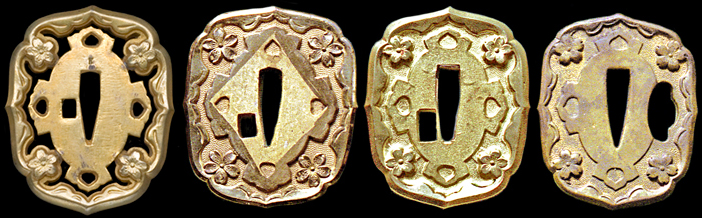 軍刀外装の細部 The outline of a Guntō metal parts