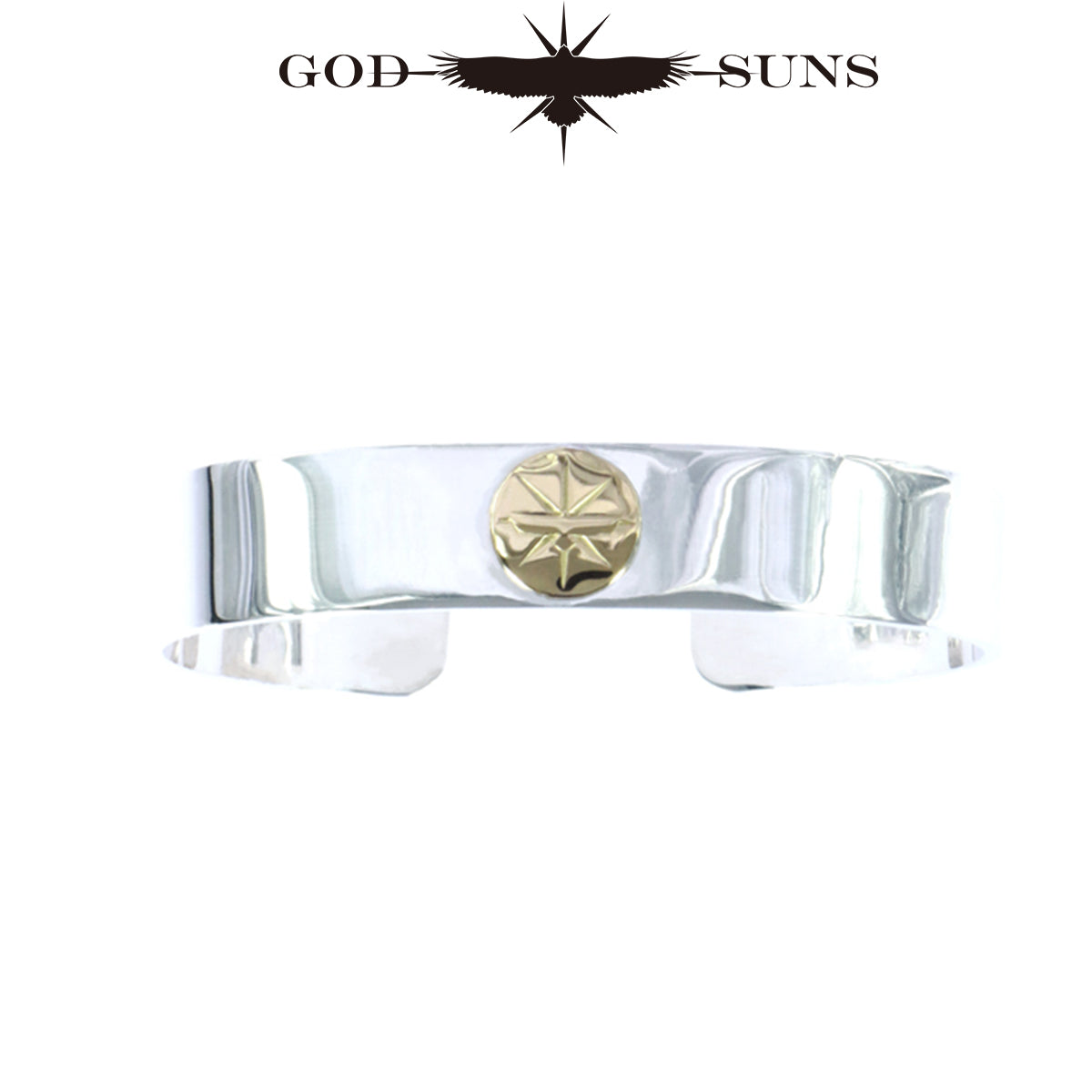 平打ちバングルK18メタル付き 12mm板 – GOD SUNS