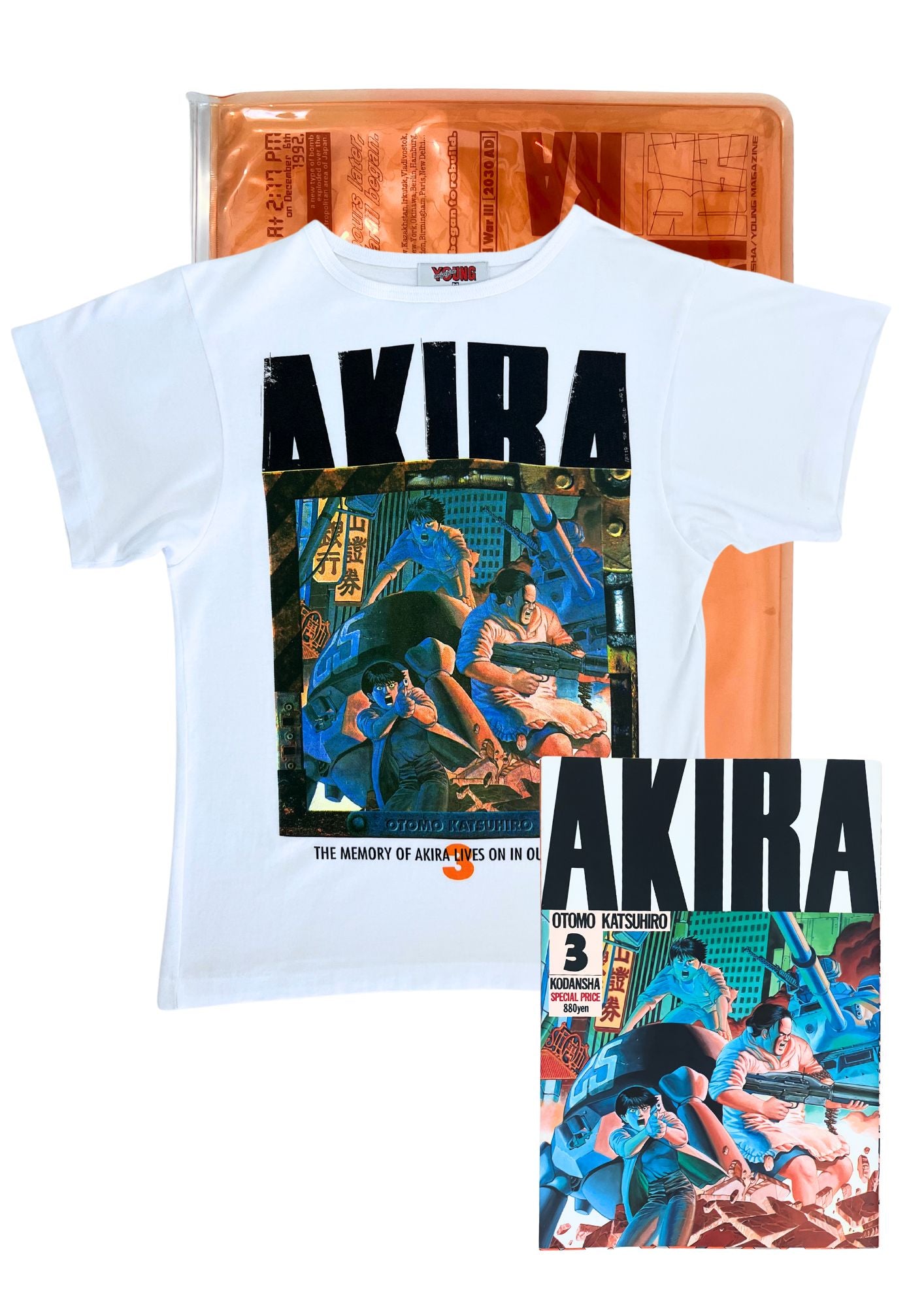 1998 Vintage AKIRA Official Young Magazine Vol.3 Manga Cover T