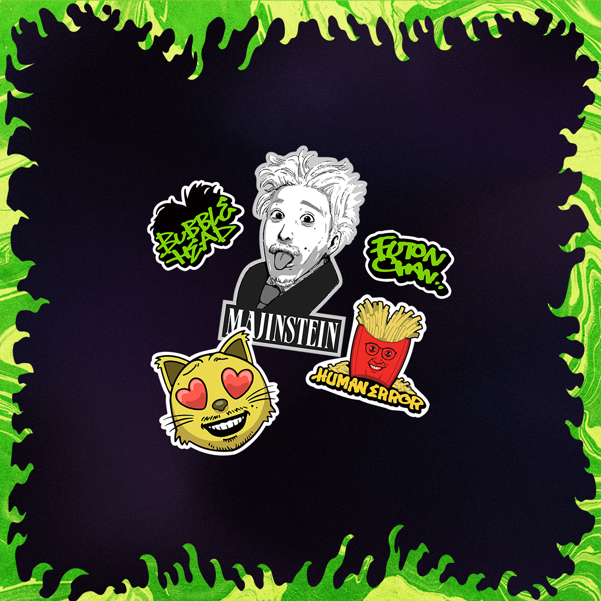 布団ちゃん OFFICIAL GOODS VOL.2 - MAJIN STICKERS - – OPENREC Store