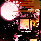桜月灯華|和風◇幻想壁紙