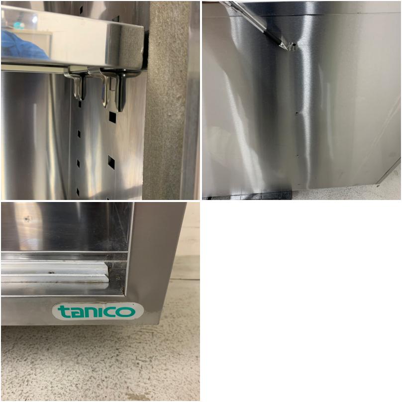 中古】 A07141 吊戸棚 タニコー ステンレス W1500 x D300 x H900 mm