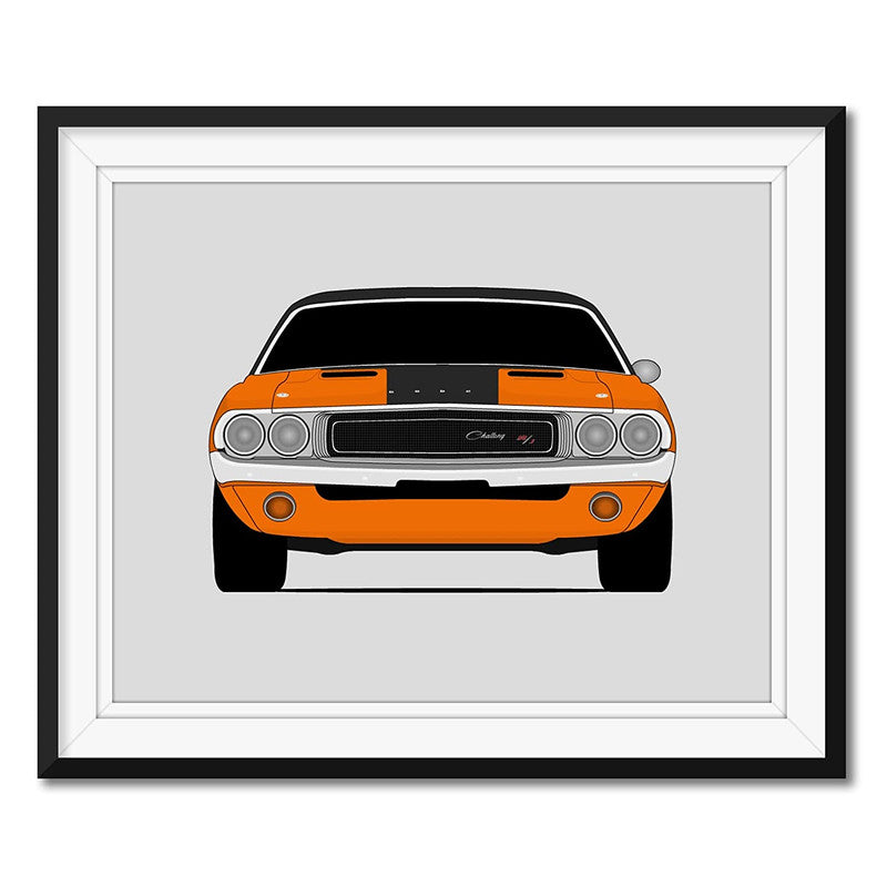 Dodge Challenger R/T 1970 in 2 Fast 2 Furious Car Poster – Custom