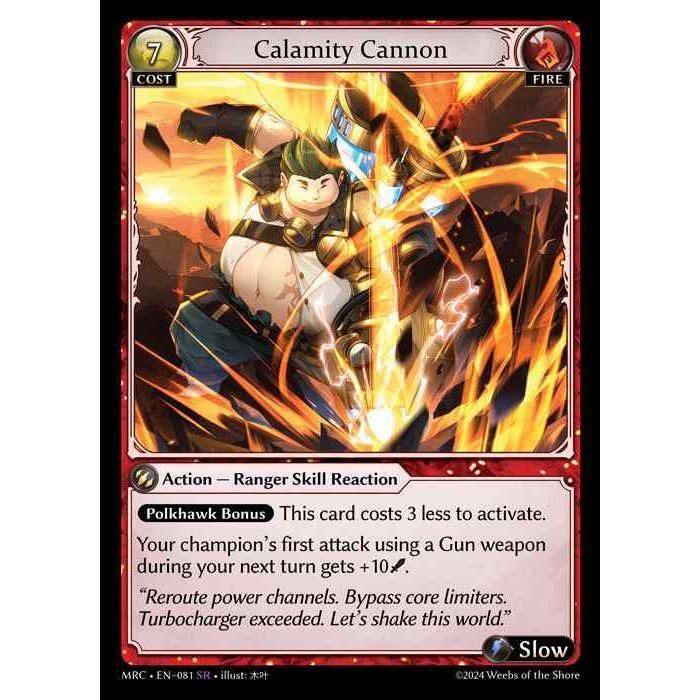 FOIL】[Fire] Calamity Cannon [MRC081-SR] [Grand Archive TCG