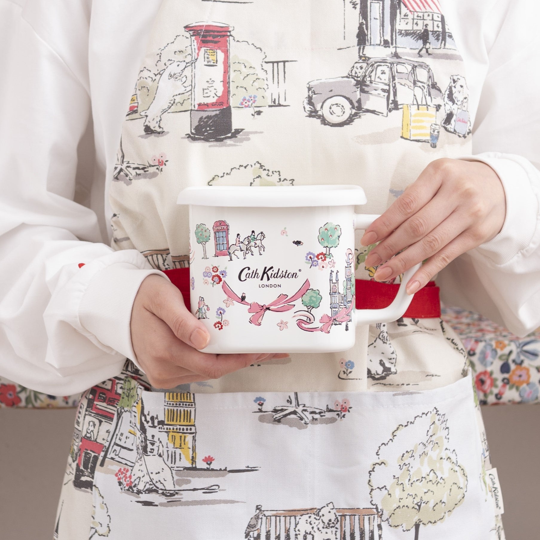 ホーローマルチスクエアポット | Cath Kidston 日本公式オンライン