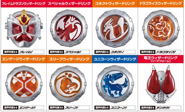 2013年2月発売！『仮面ライダーウィザード ウィザードリング6(食玩)』2