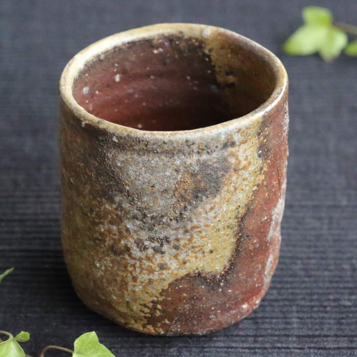 森本良信 備前焼湯呑 フリーカップ 焼酎カップ 満310ml