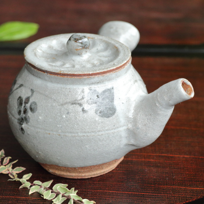 藤ノ木土平 絵唐津急須 満容量450ml 唐津焼作家もの茶器 登り窯焼成