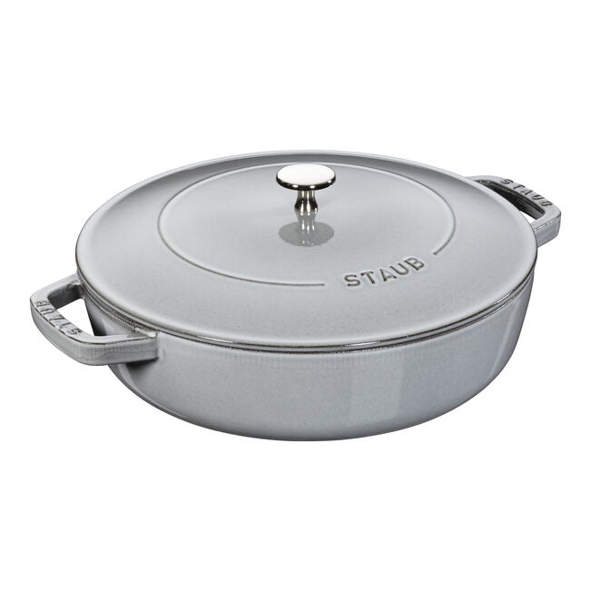 ストウブ ブレイザー・ソテーパン 28 cm, 鋳鉄, グレー – Chefs' Island
