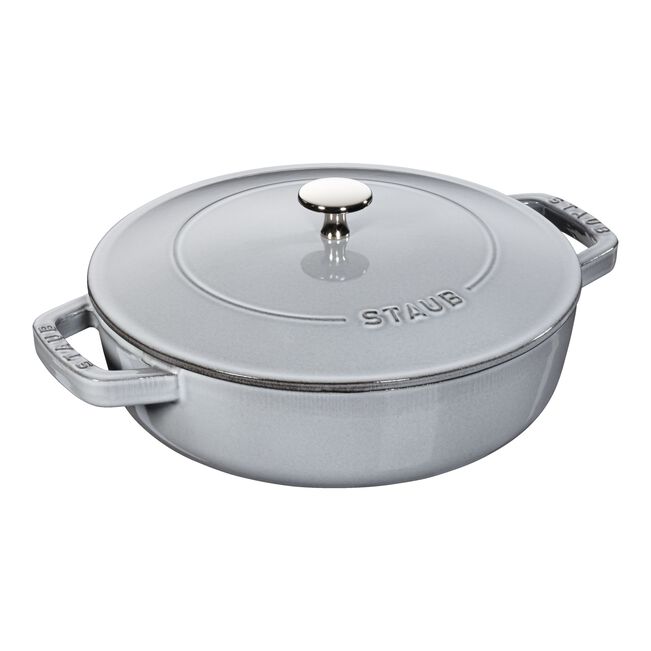 ストウブ ブレイザー・ソテーパン 24 cm, 鋳鉄, グレー – Chefs' Island