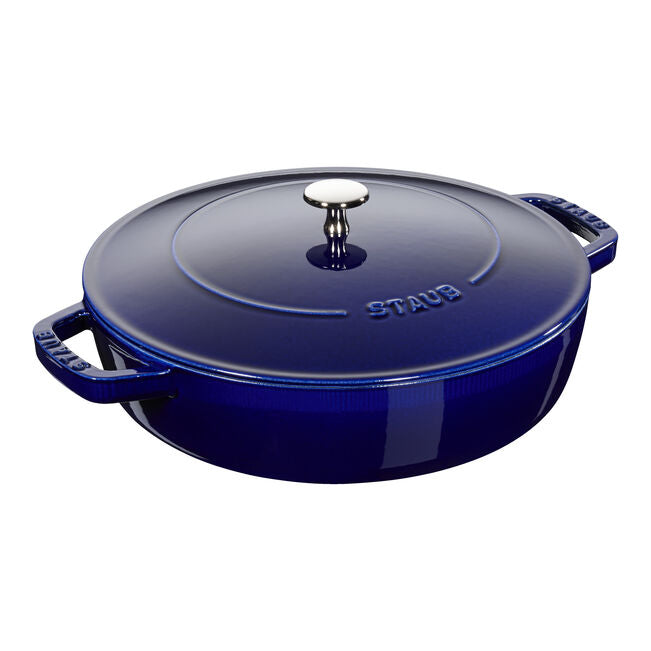ストウブ ブレイザー・ソテーパン 28 cm, 鋳鉄, グランブルー – Chefs