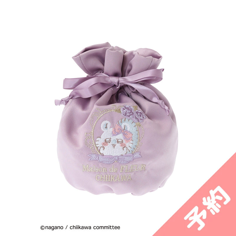予約】ちいかわ Maison de FLEUR 刺繍巾着（モモンガ）【2025年3月中旬