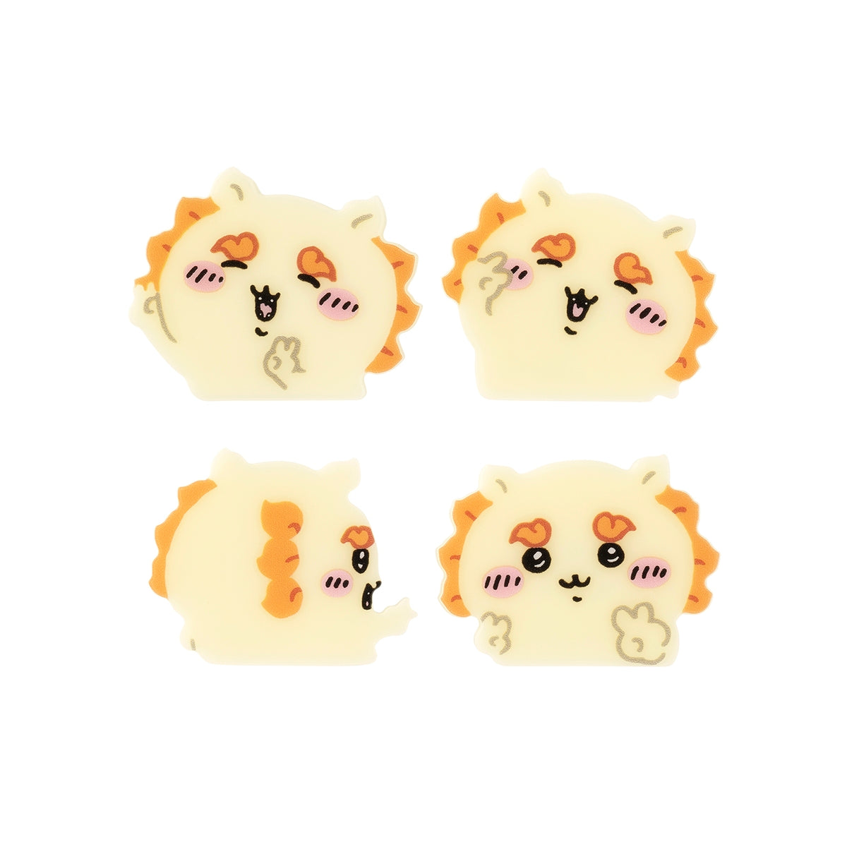 ちいかわ 4個セットアクリルバッジ（ピースなシーサー） | ちいかわ
