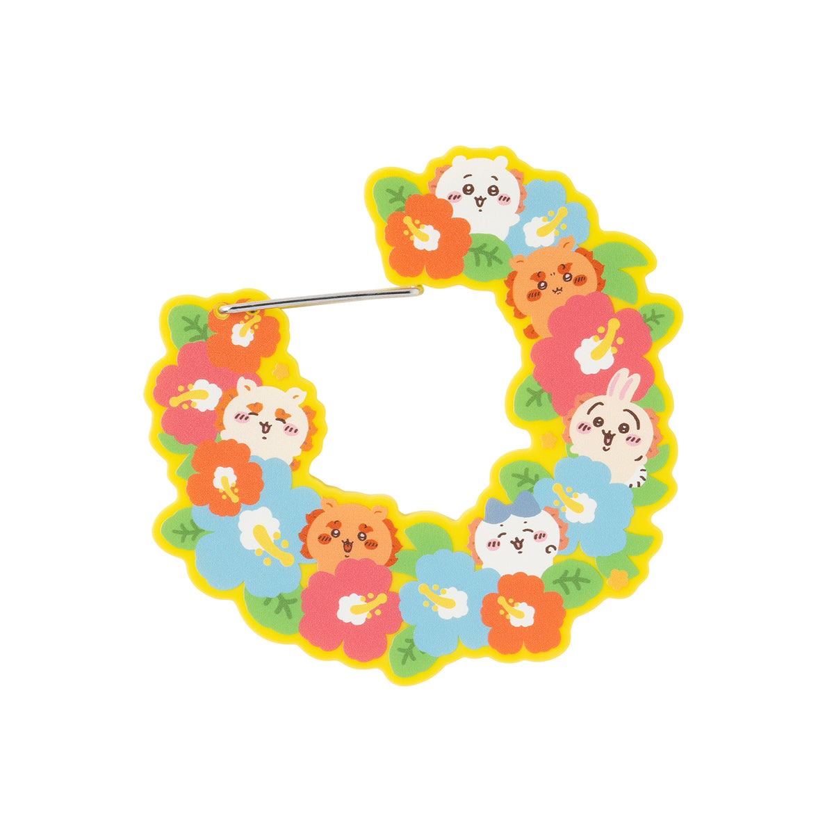ちいかわ シーサーのおみやげやさん アクリルカラビナ（ハイビスカス