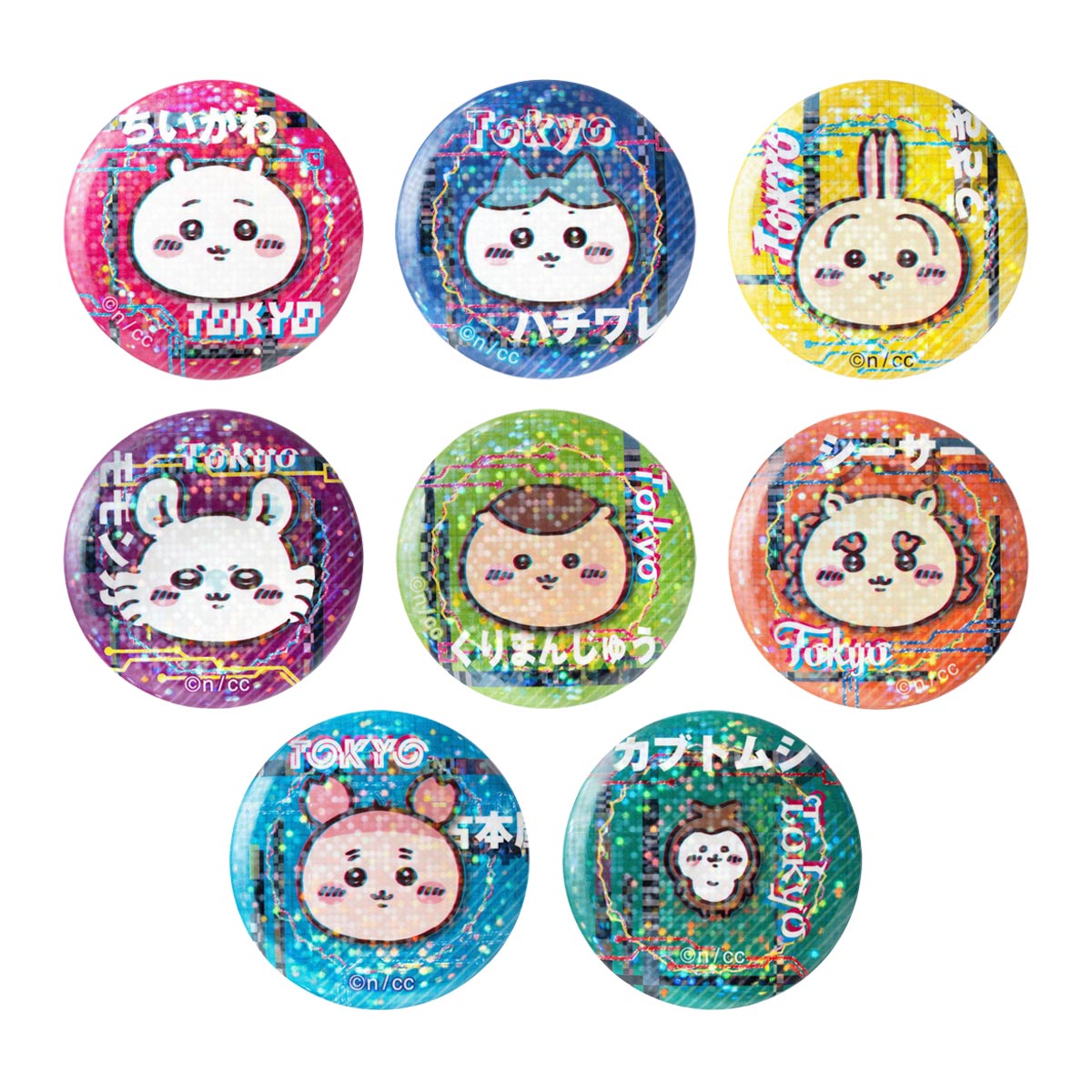 ちいかわ トーキョーちいかわ ホログラム缶バッジコレクション（全8種