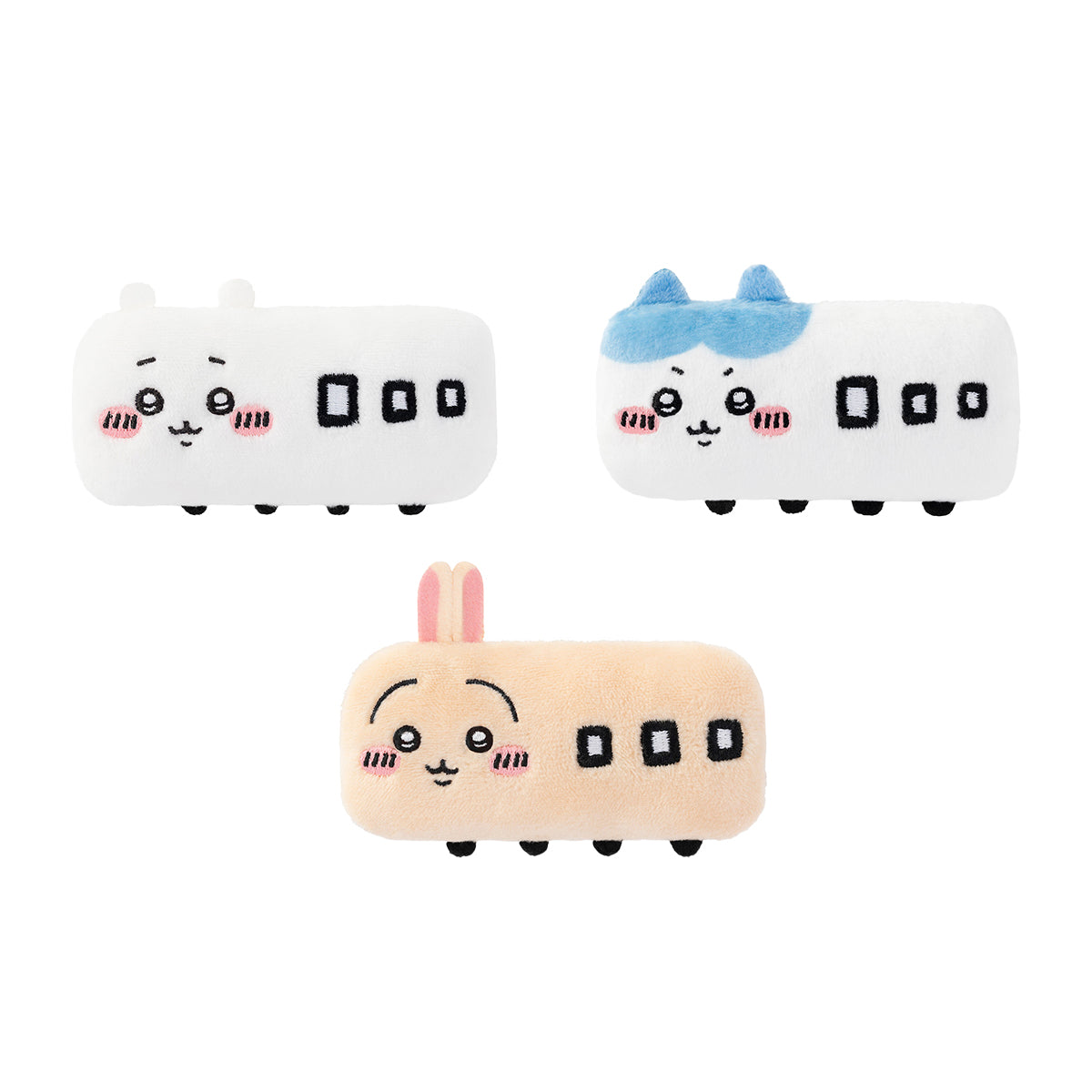 ちいかわ トレインなぬいぐるみバッジ3個セット | ちいかわマーケット