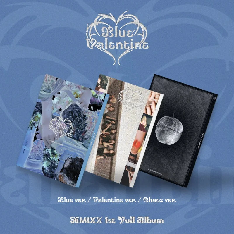 Pre-Order] NMIXX 1st Full Album - Blue Valentine + APPLEMUSIC