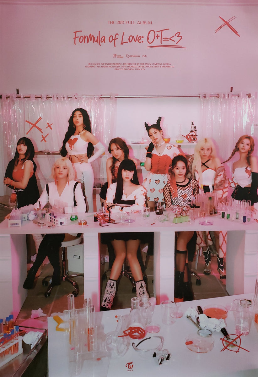 Twice 3rd Album Formula Of Love Official Poster - Photo Concept