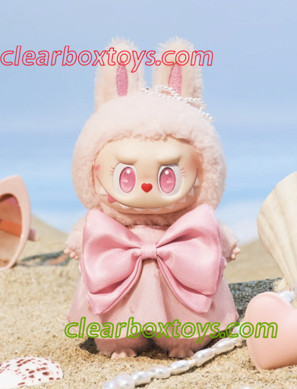 labubu mokoko jump into summer vinyl plush pendant - Clear Box Toys