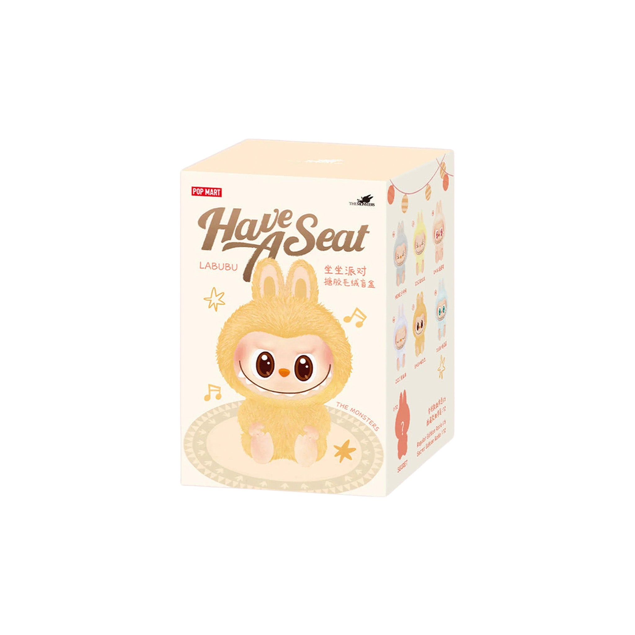 Pop Mart Labubu The Monsters Have a Seat Vinyl Plush Sealed Case