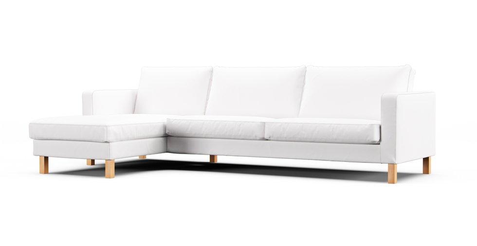 IKEA Karlstad Sofa with Chaise Sofa Cover | Comfort Works