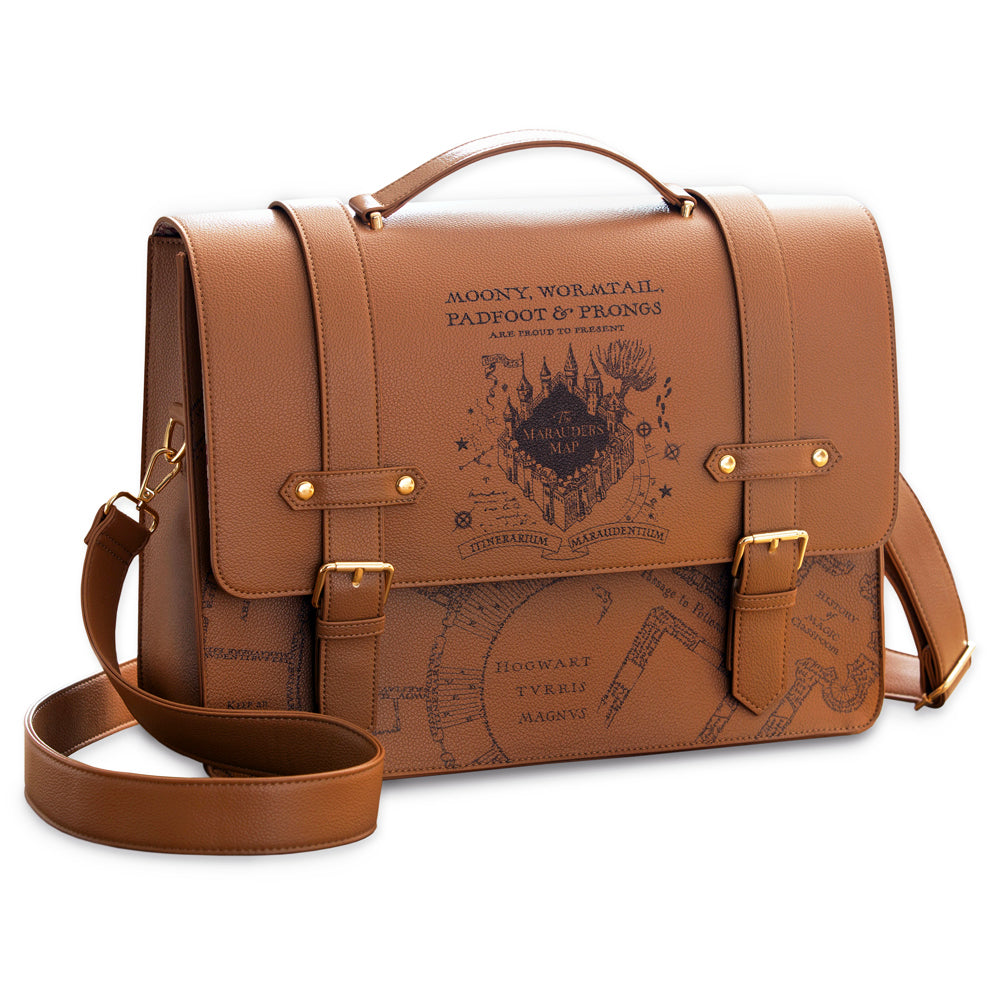 Official Harry Potter Marauder's Map Crossbody Messenger Tote Bag