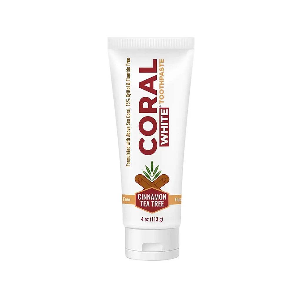 Coral White Fluoride-Free Toothpaste Cinnamon Tea Tree | Natural