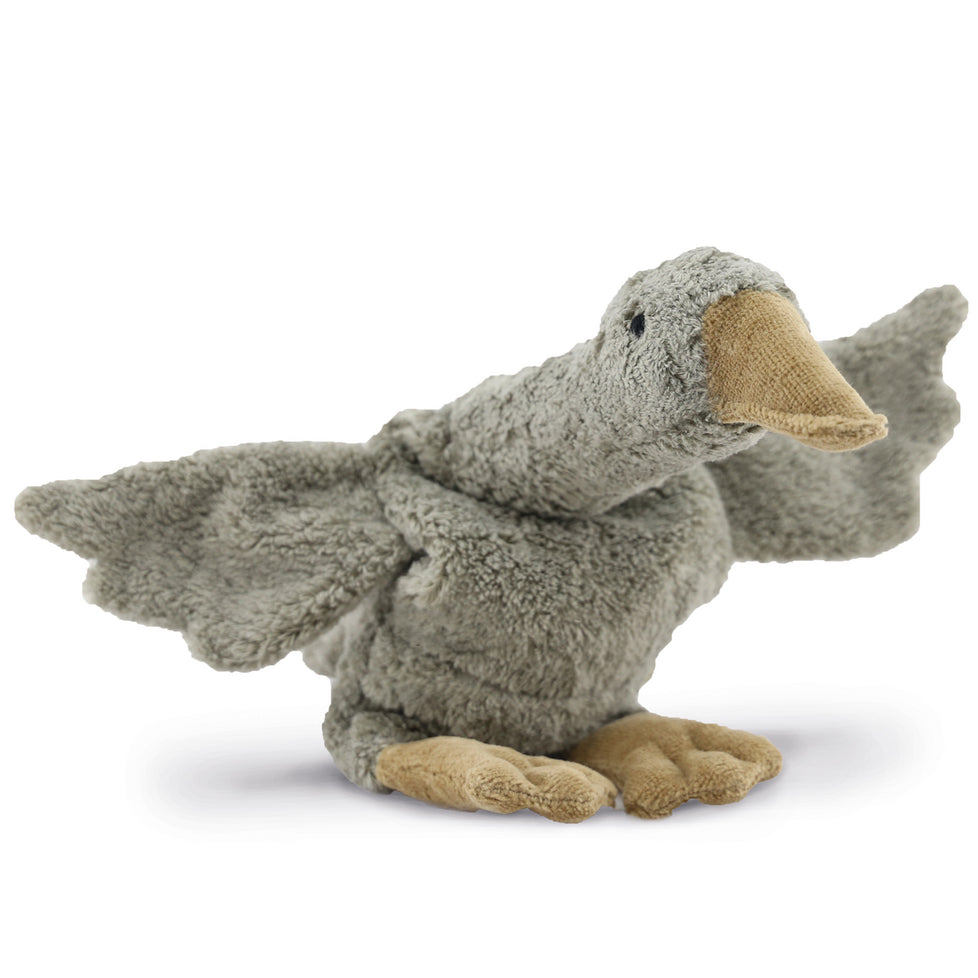 SENGER Naturwelt】Cuddly animal Goose grey vegan small ガチョウの