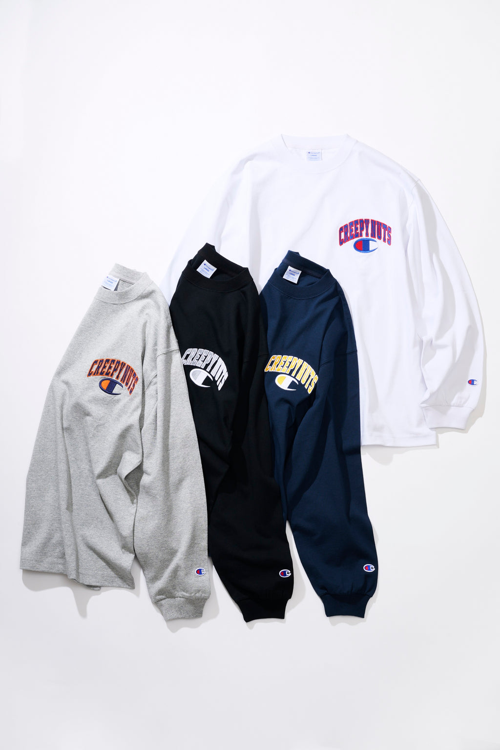 Creepy Nuts × Champion LONG SLEEVE T-SHIRT '25 – Creepy Nuts STORE