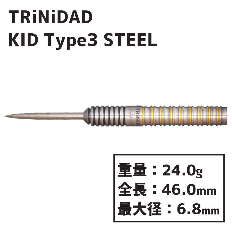 TRiNiDAD Undisputed KID TYPE3 STEEL Darts Barrel Hard – Dartsbuddy.com