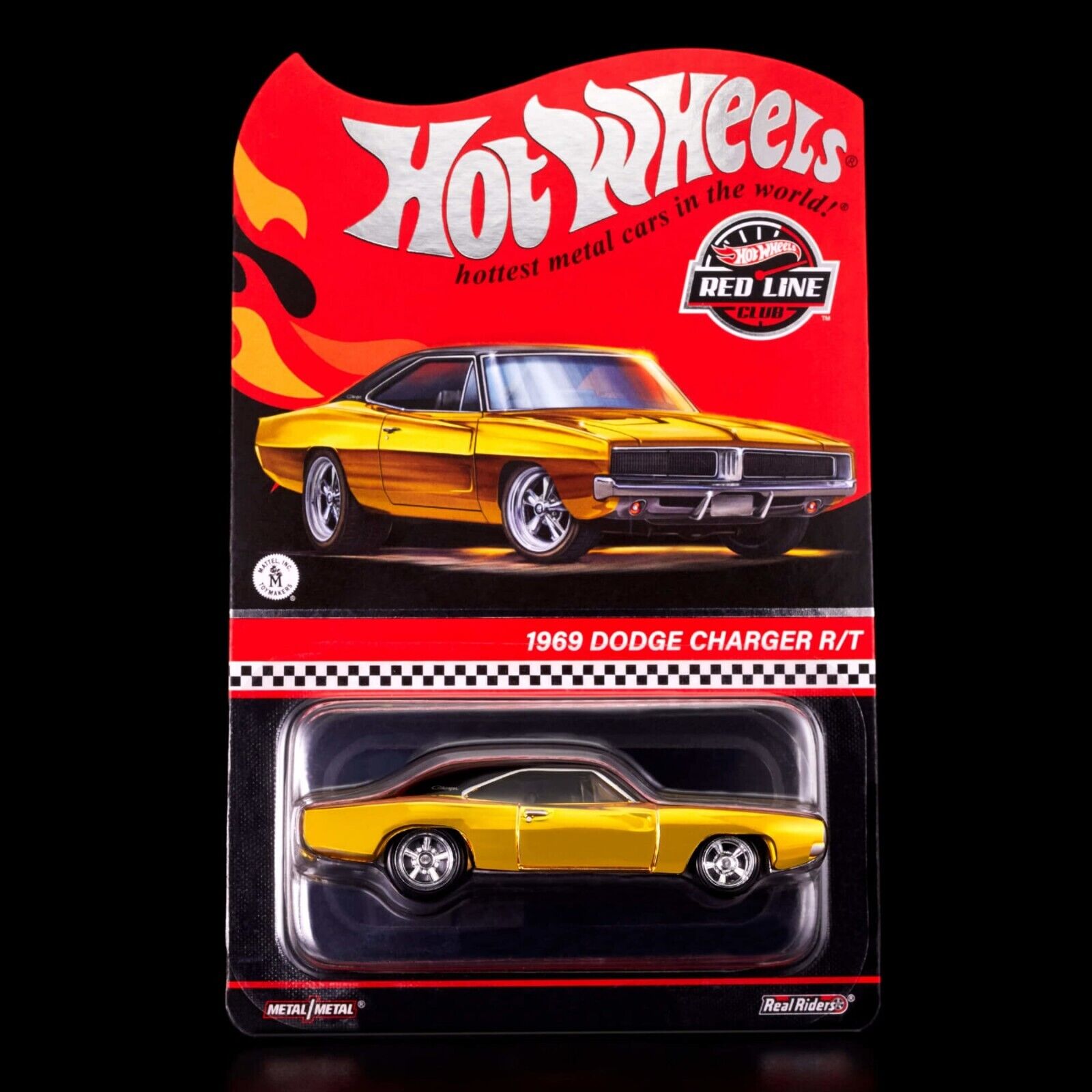 Hot Wheels Collectors RLC Exclusive 1969 Dodge Charger R/T GOLD