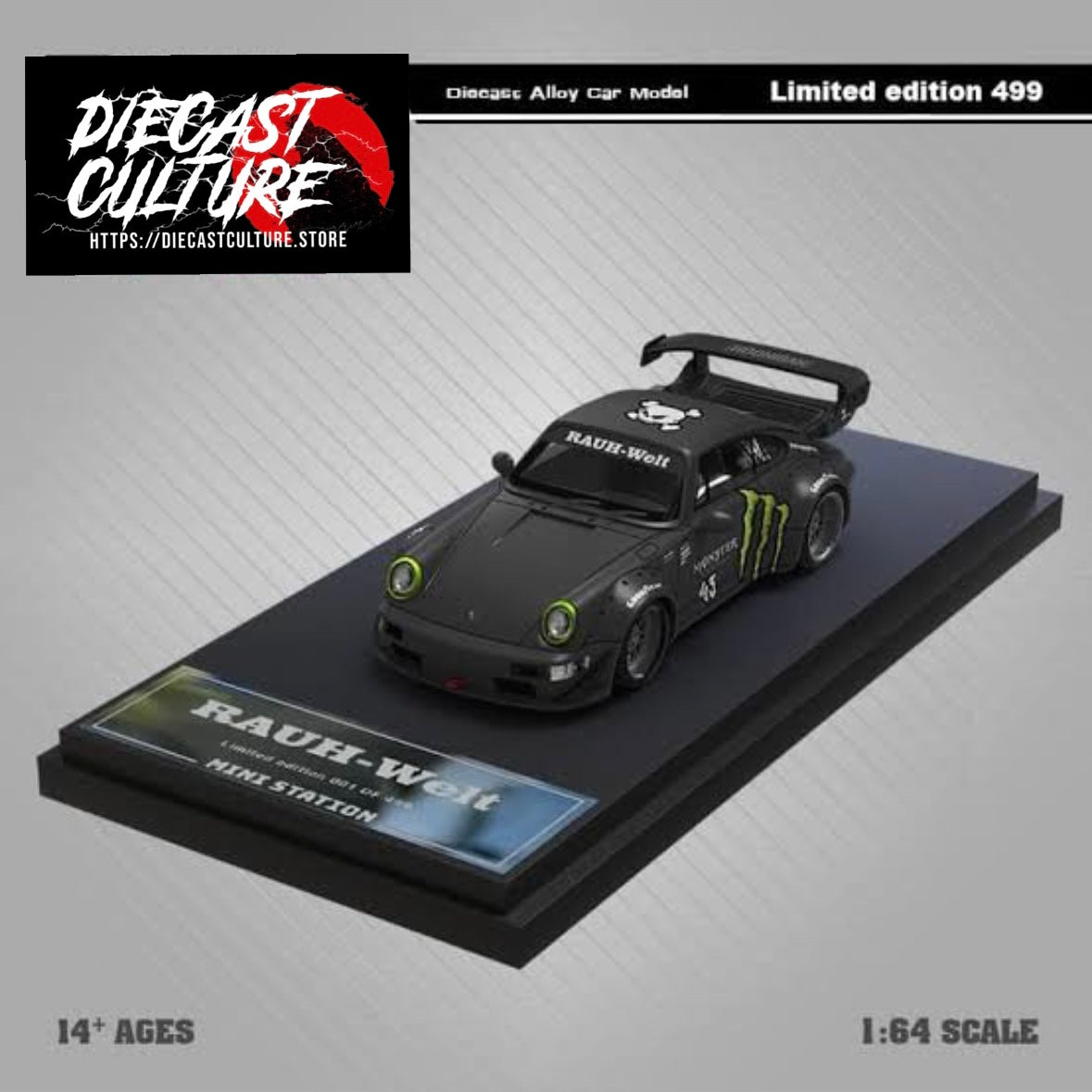 PORSCHE RWB 964 HOONIGAN - (Limited to 499pcs World Wide) Mini