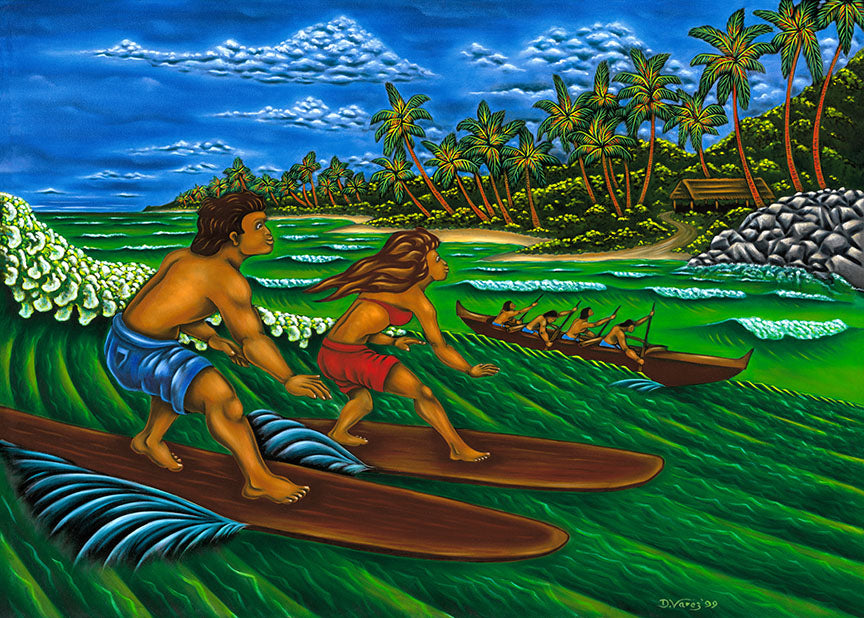 66 Pakaka Nalu by Hawaiʻi Artist Dietrich Varez – Dietrich Varez