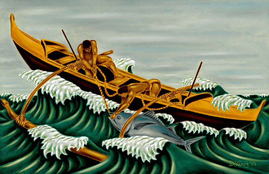 30 Fishing Canoe by Hawaiʻi Artist Dietrich Varez – Dietrich Varez