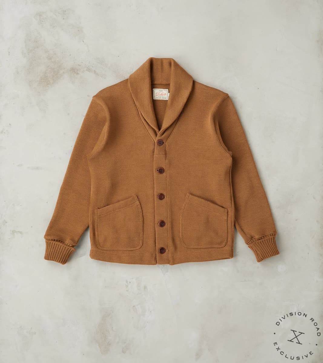 Dehen 1920 x DR Shawl Cardigan - Dark Tan – Division Road, Inc.
